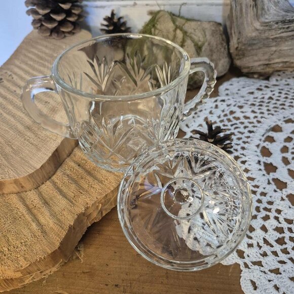 Vintage Pressed Glass 5 pcs Set - Picture 8 of 12